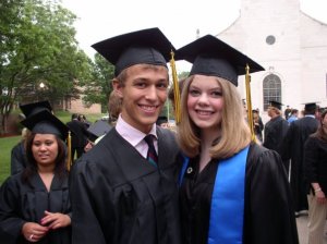 The winners of Most Likely to Be Famous at high school graduation aka the day humidity frizzed out my hair...as USUAL